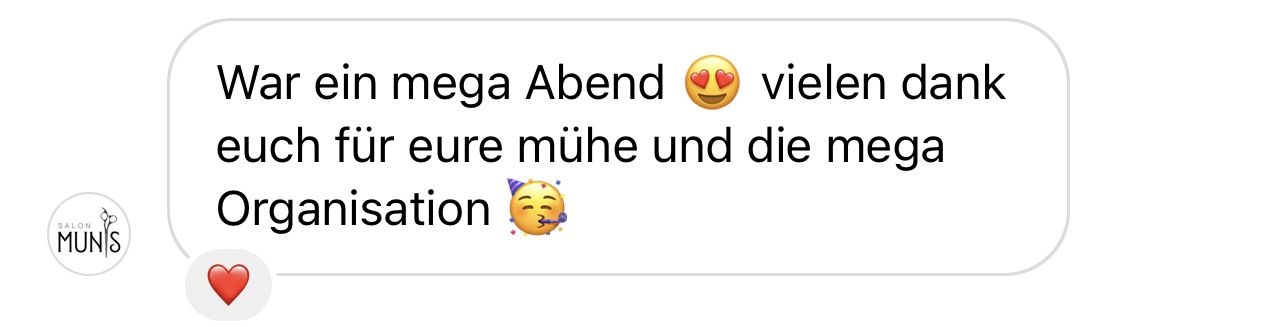 Begeisterte Rückmeldung aus der Community
