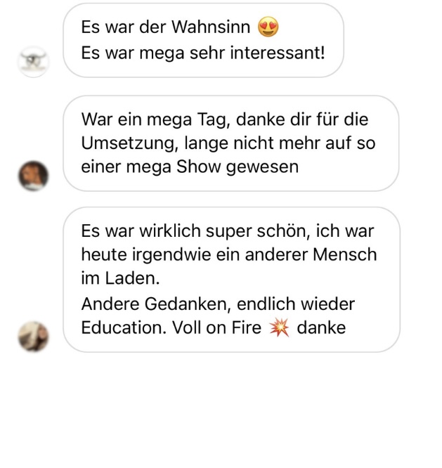 Positives Feedback aus der Community