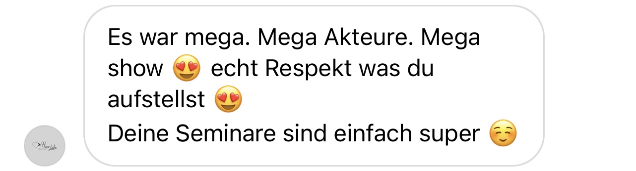 Feedback einer Teilnehmerin
